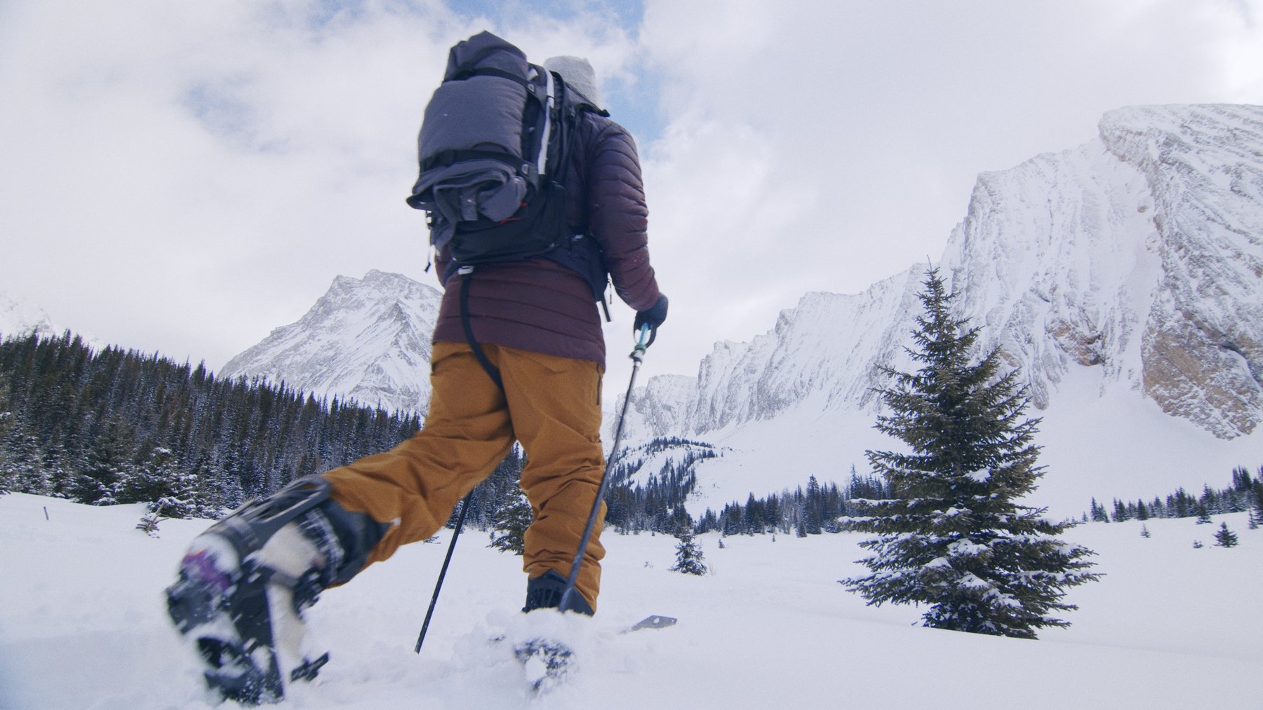 Backcountry snowshoer — Visit Bragg Creek