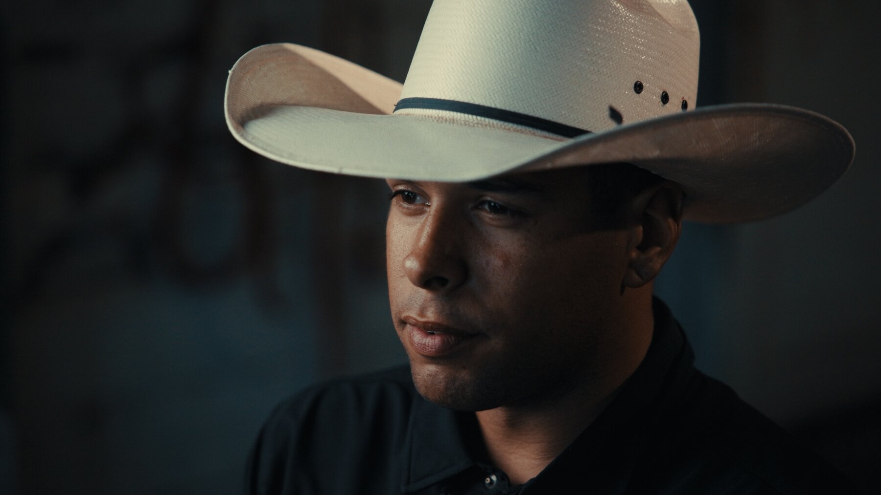 Shad Mayfield interview frame — tight profile